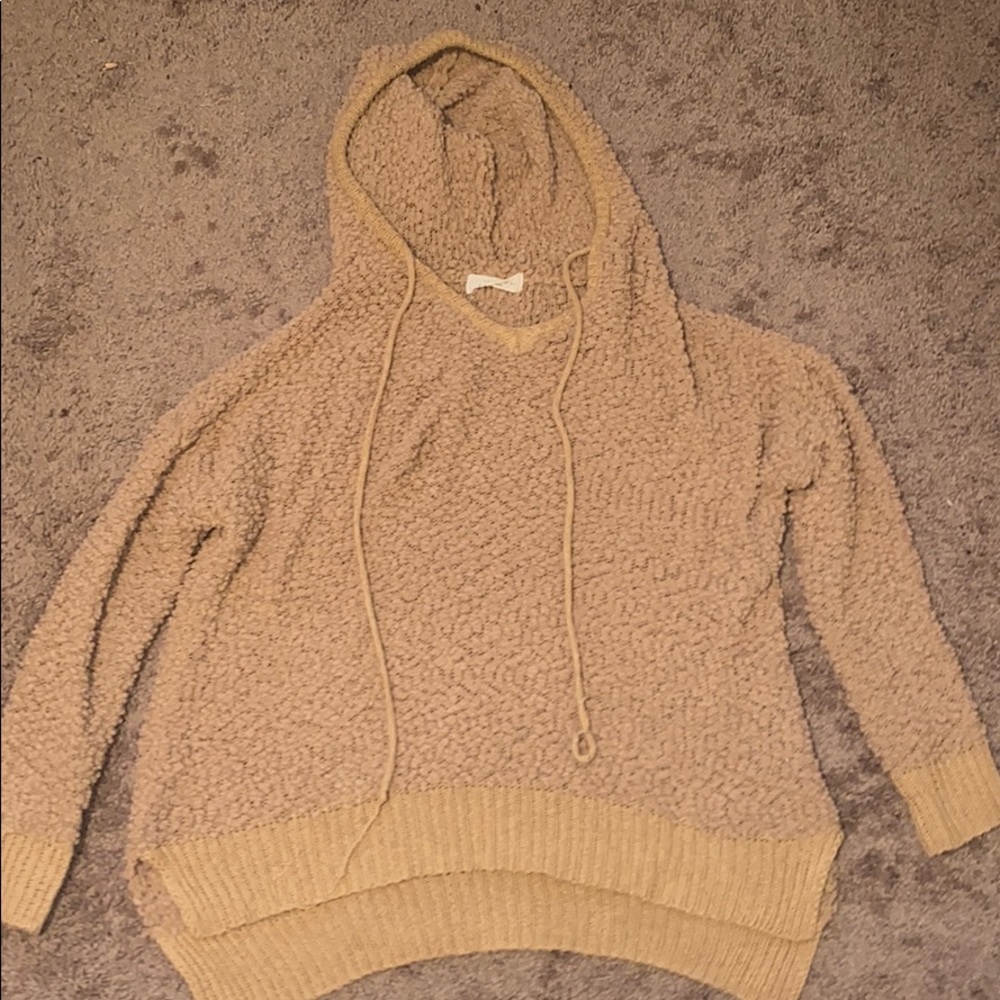 Teddy coat hoodie